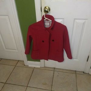 Red girls blazer